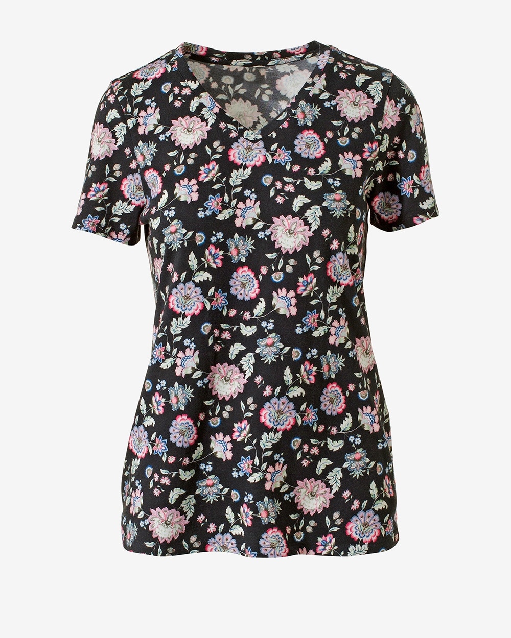 Tranquil Floral High-Low Tee
