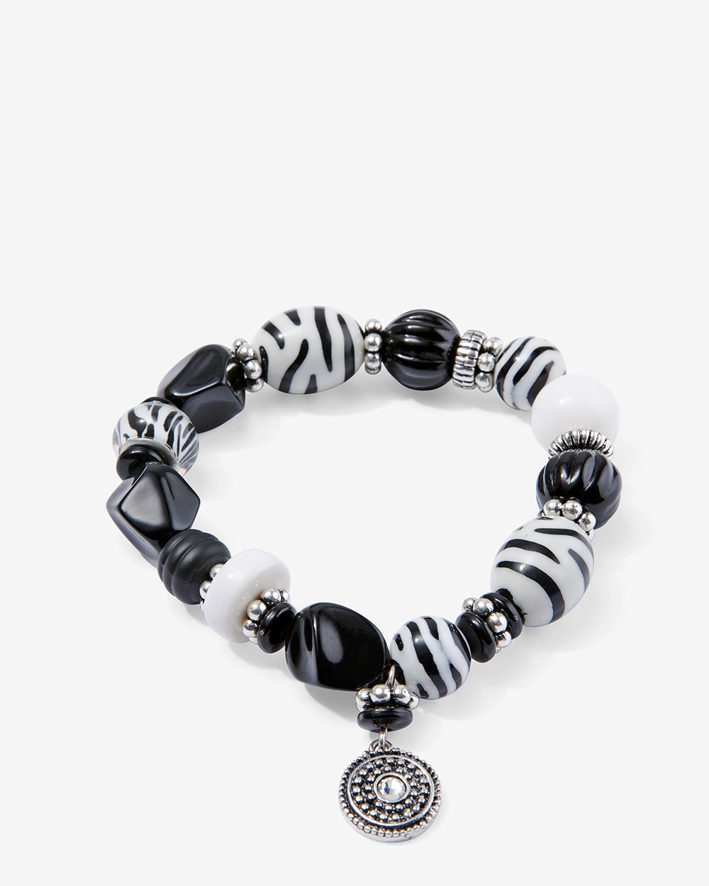 Artisan Zebra Stretch Bracelet