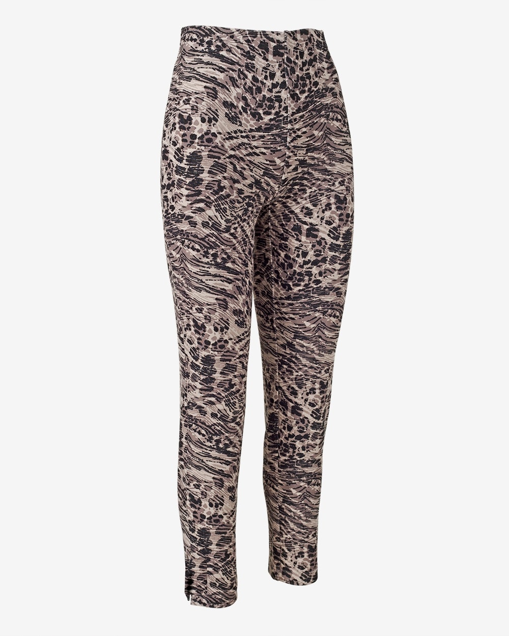 Weekends Passionate Cheetah Double-Knit Pants