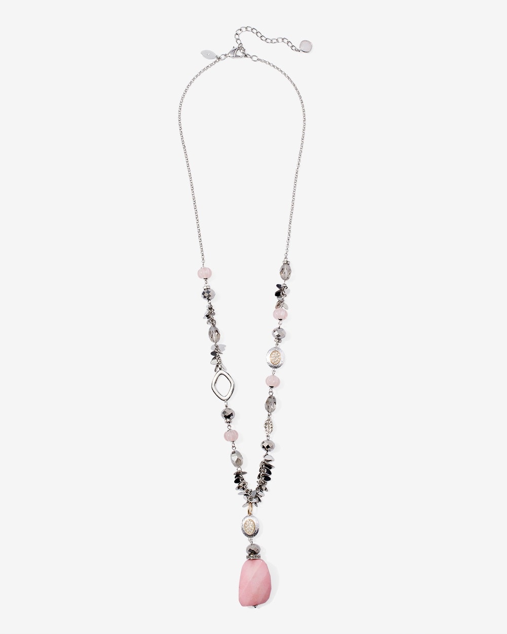 Soft Sparkle Color Pendant Necklace