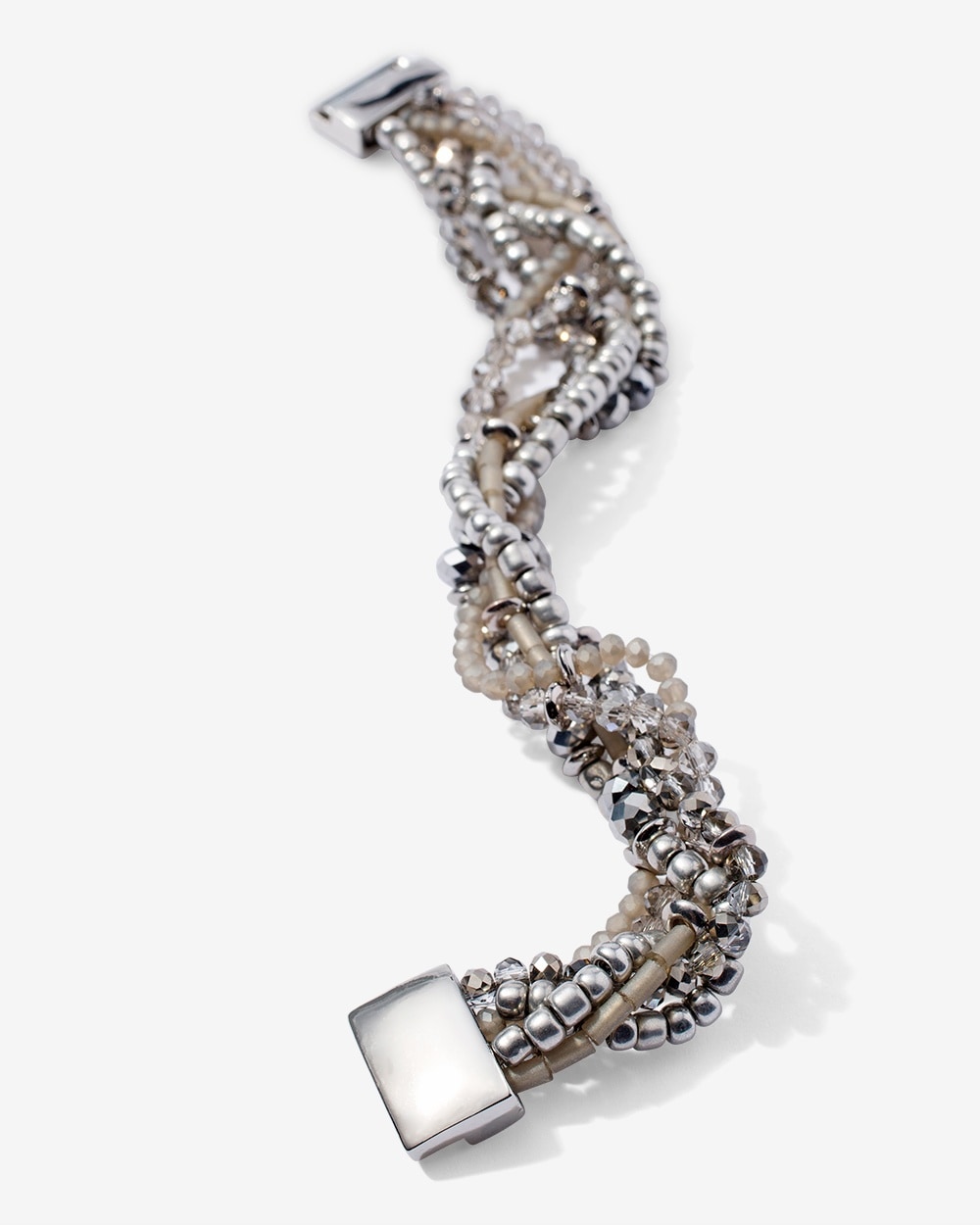 Braided Beads Magnetic Bracelet