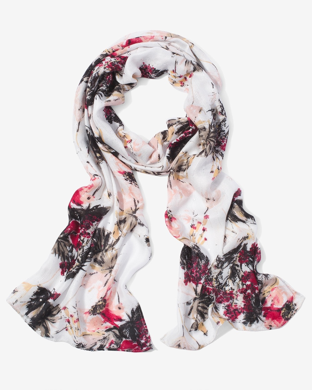 Grand Wildflowers Oblong Scarf