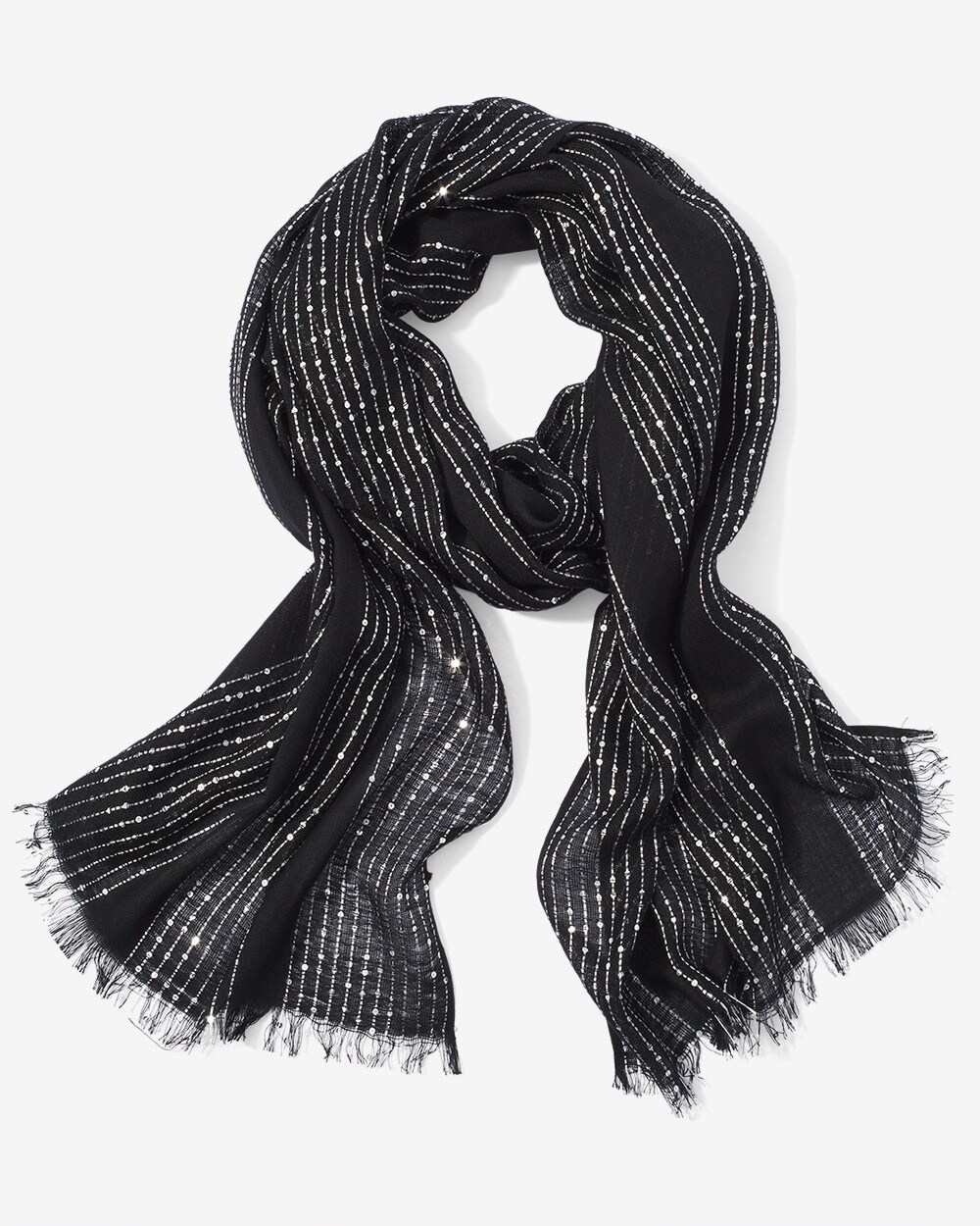 Sequin Shine Oblong Scarf