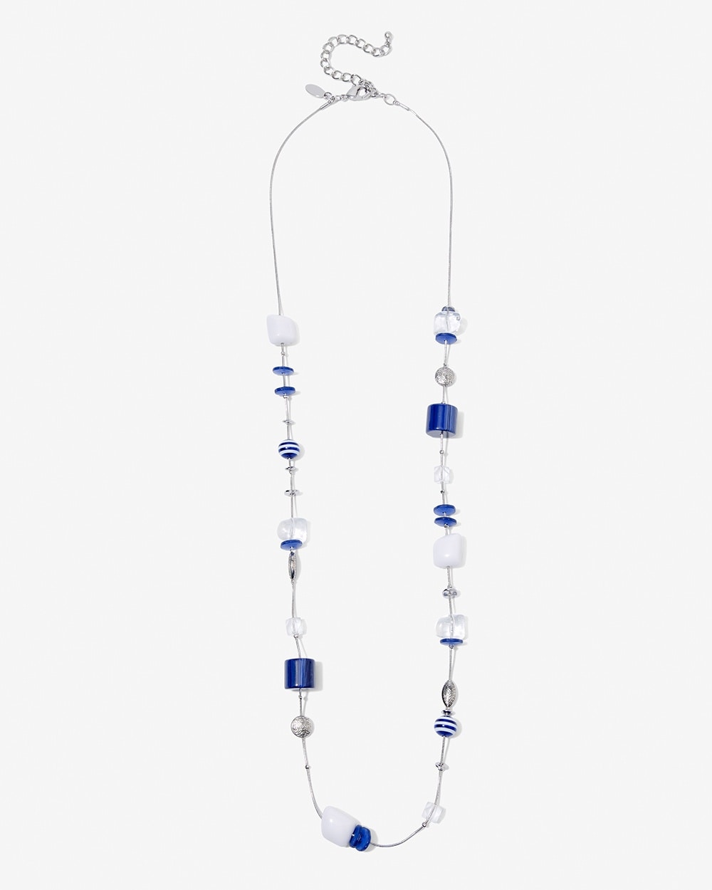 Multi-Stone Blue Necklace