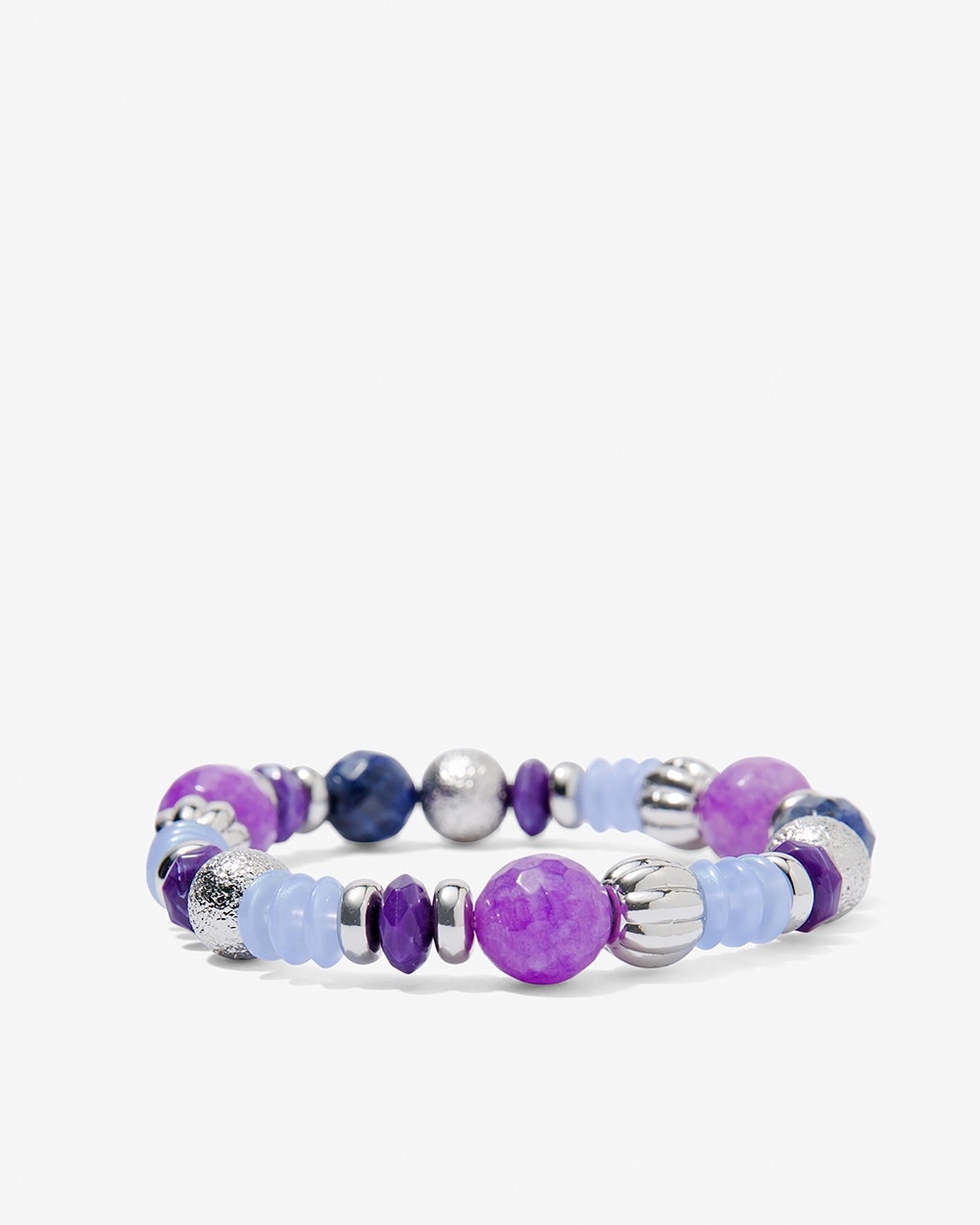 Mixed Purples Mix-N-Match Stretch Bracelet