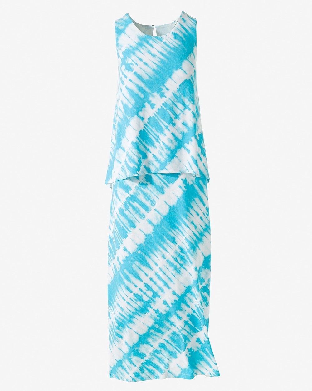 Shibori Tie-Dye Maxi Dress