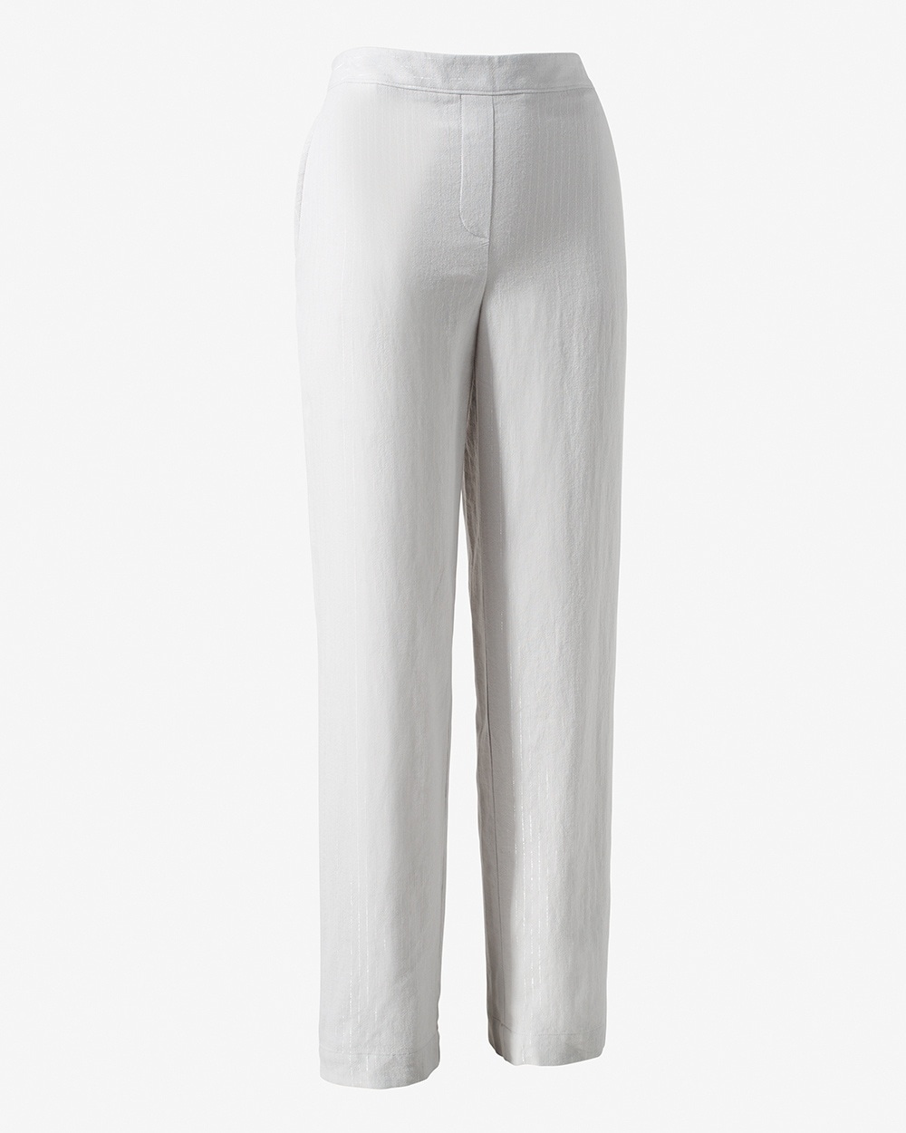 Lurex Stripe Linen Pants