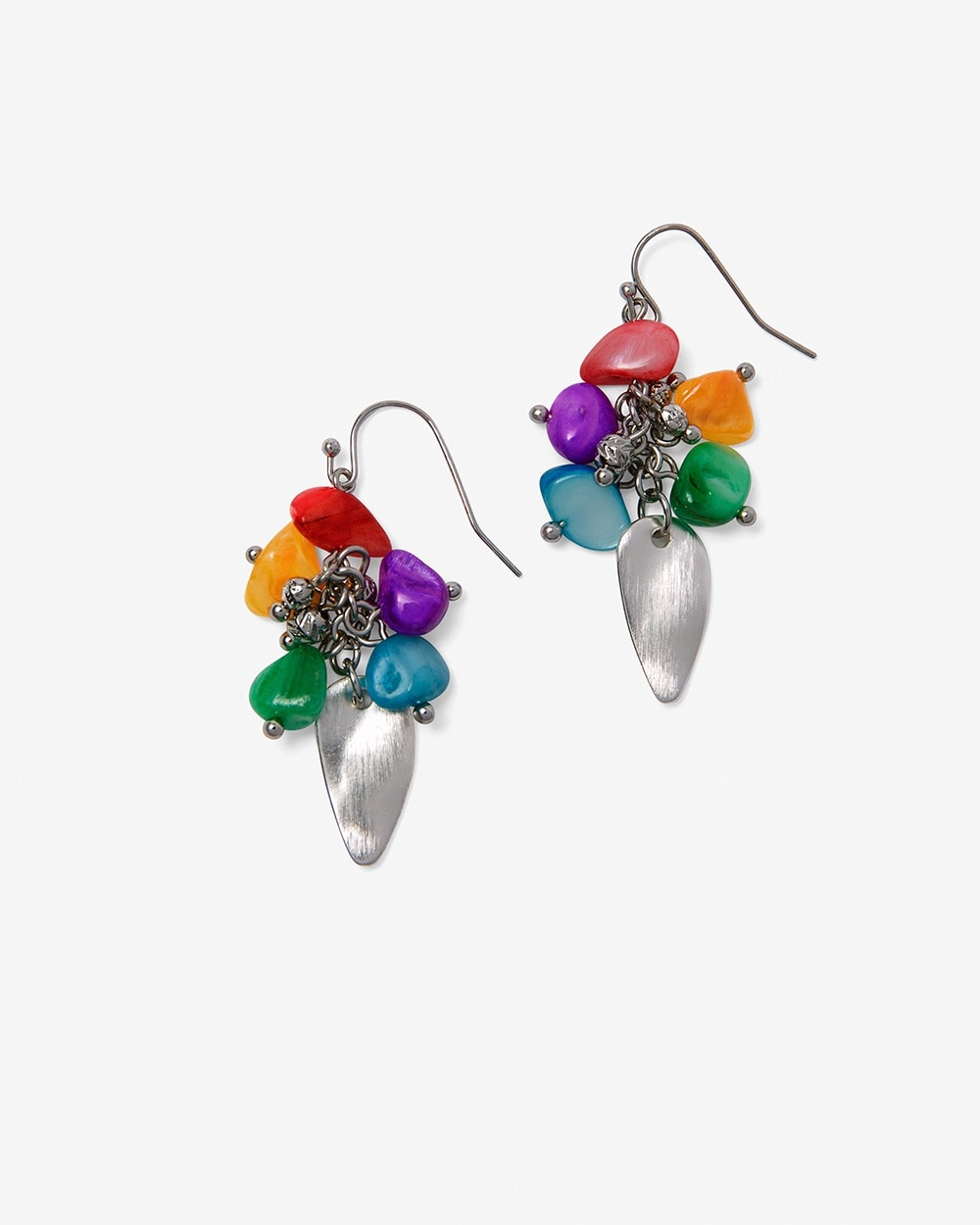 Multi-Color Cluster Earrings