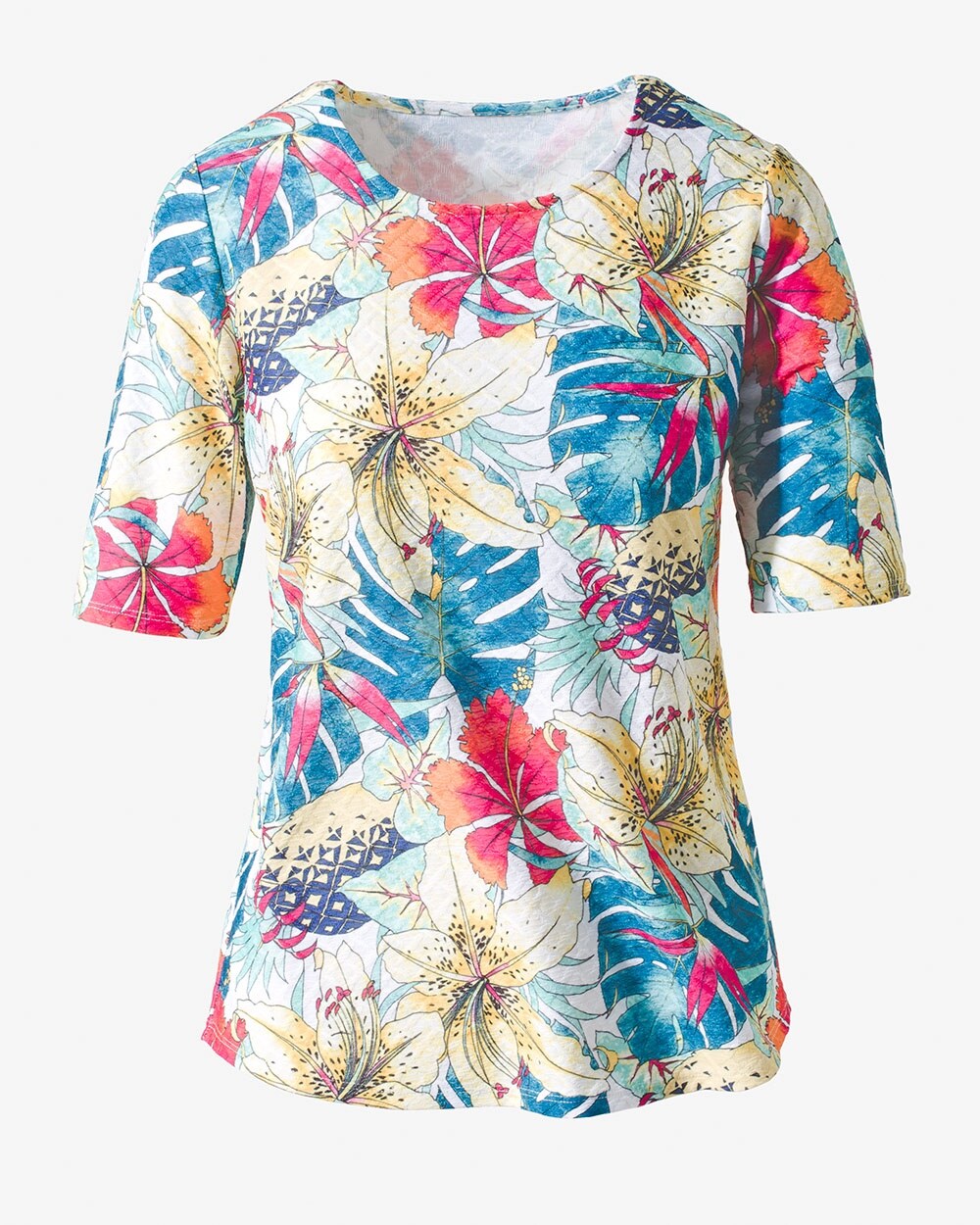 Tropic Lily Textured Tee