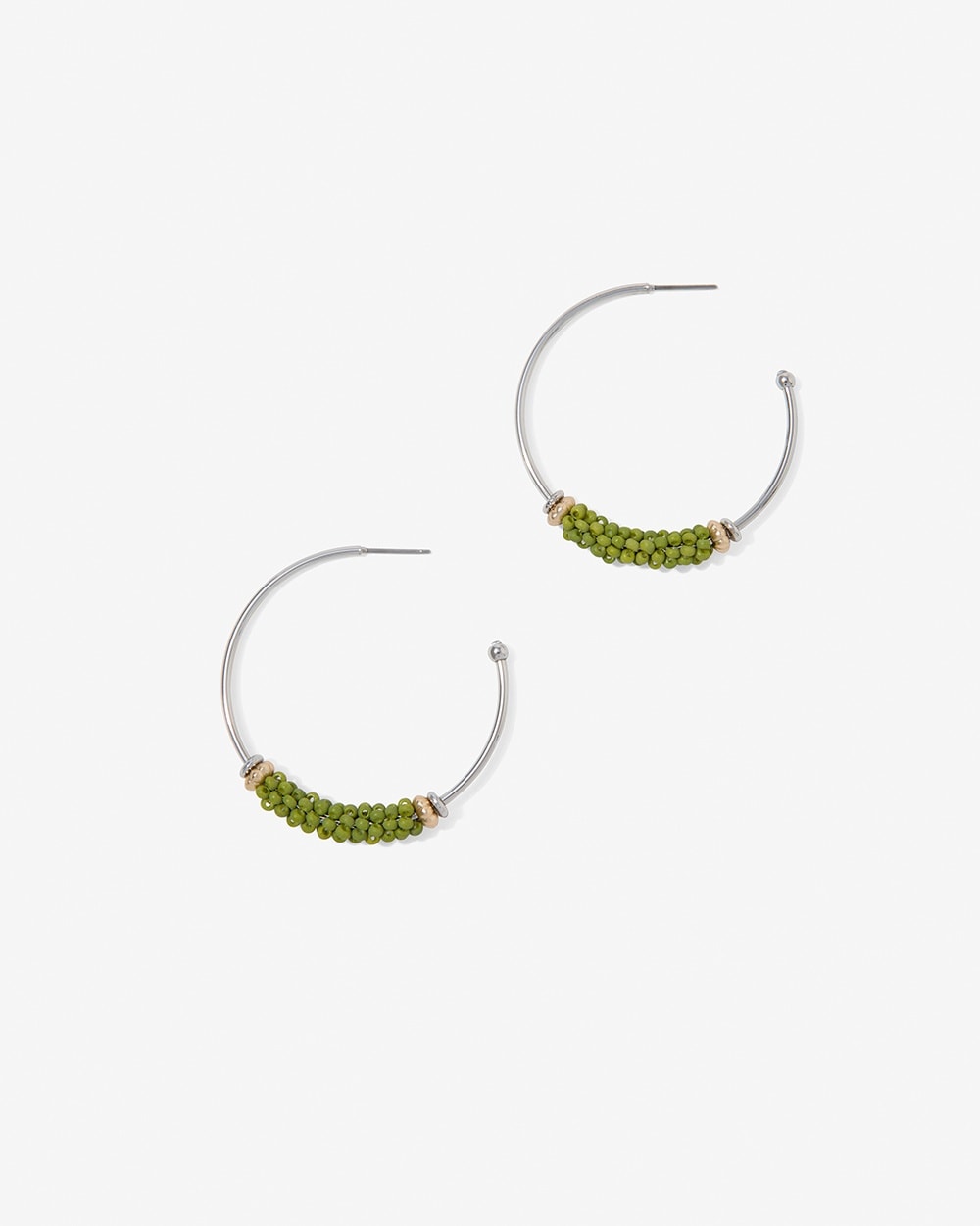Beaded Hoop Mix-N-Match Earrings