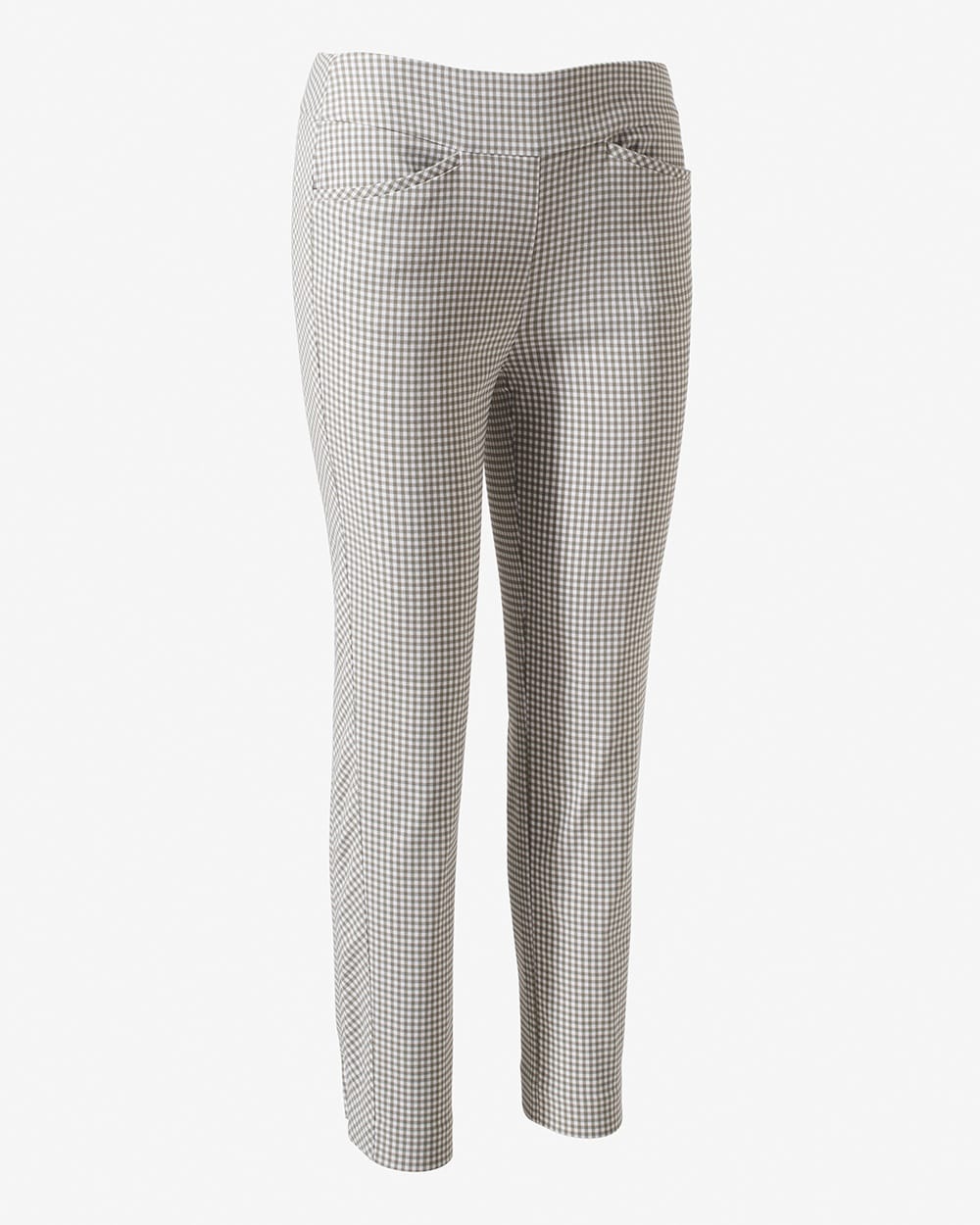 Perfect Stretch Gingham Play Slim Ankle Pants