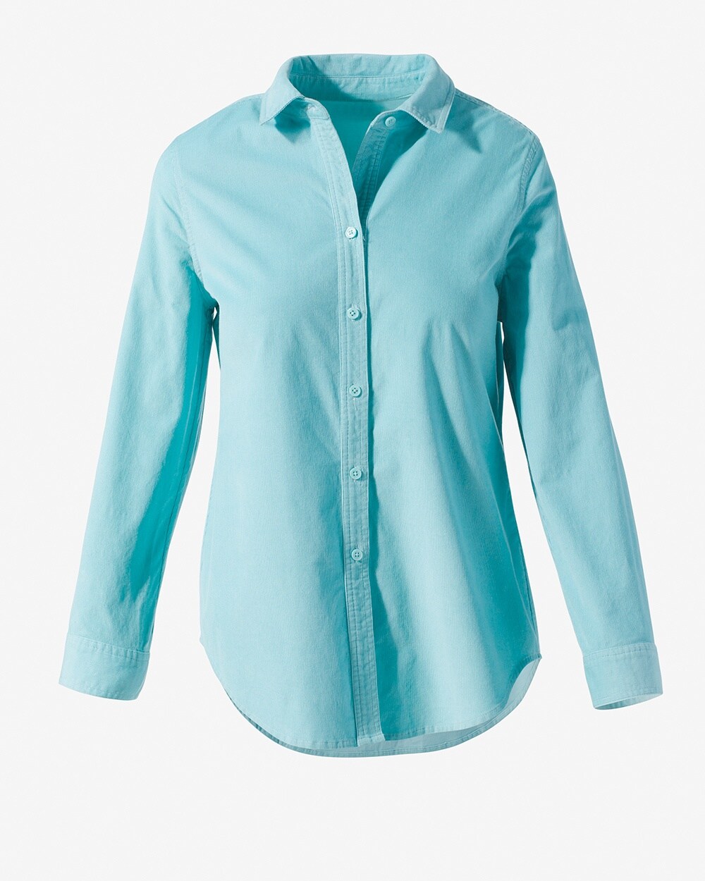 Soft Baby Cord Button-Down Shirt
