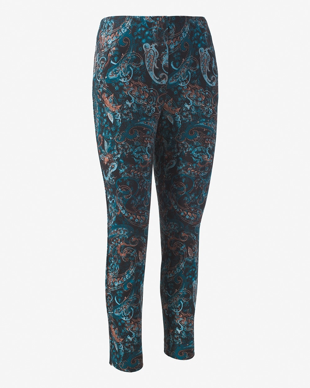 Turning Paisley Ponte Ankle Pants