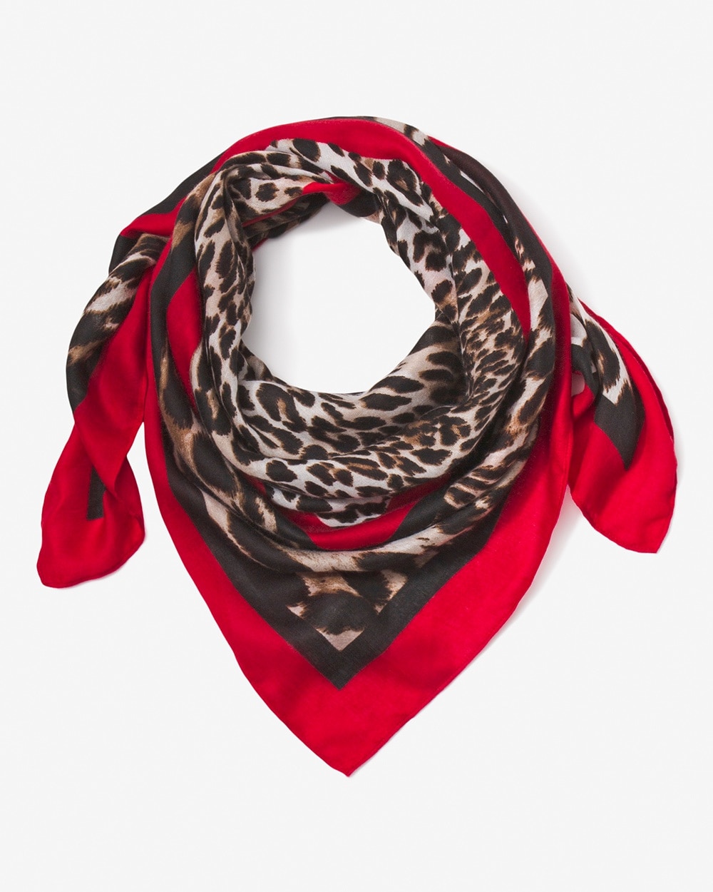 Japanese Leopard Square Scarf