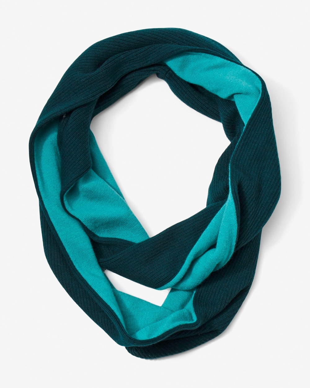 Green Reversible Infinity Scarf