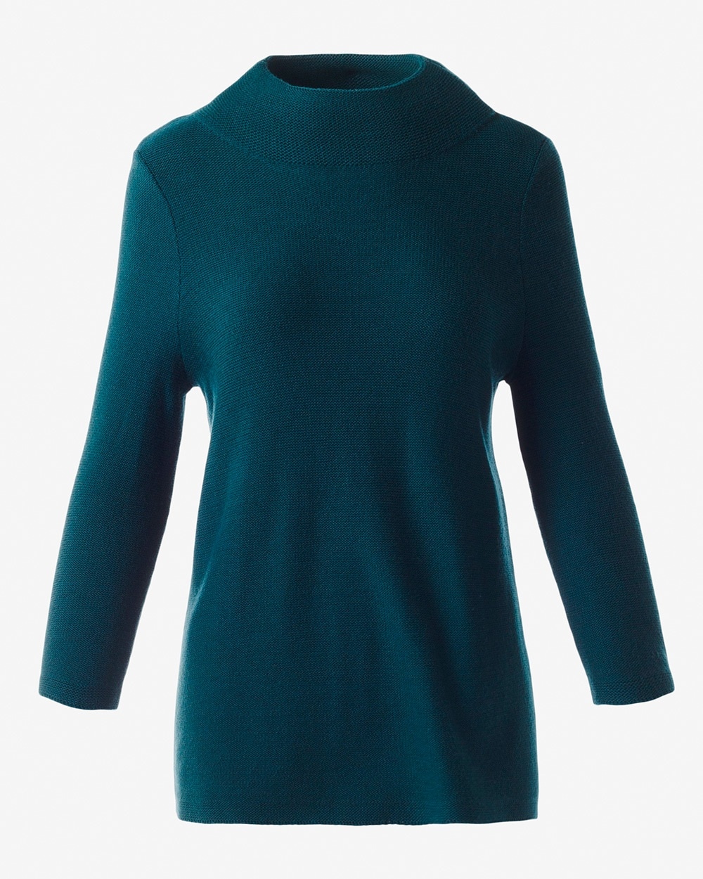 Touch of Cashmere Vintage Wide Mock Pullover