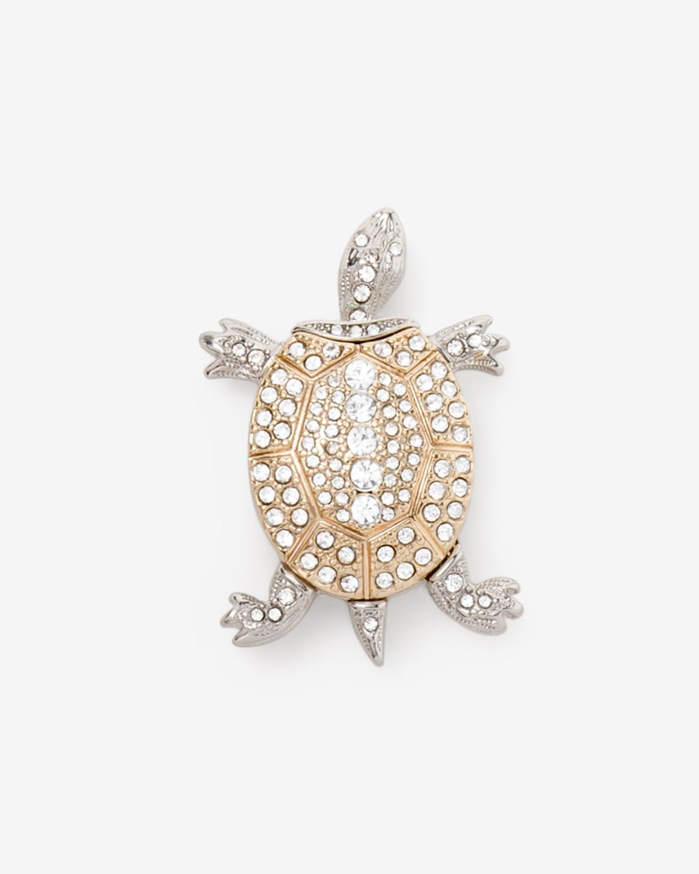 Whimsy Mixed-Metal Turtle Pin