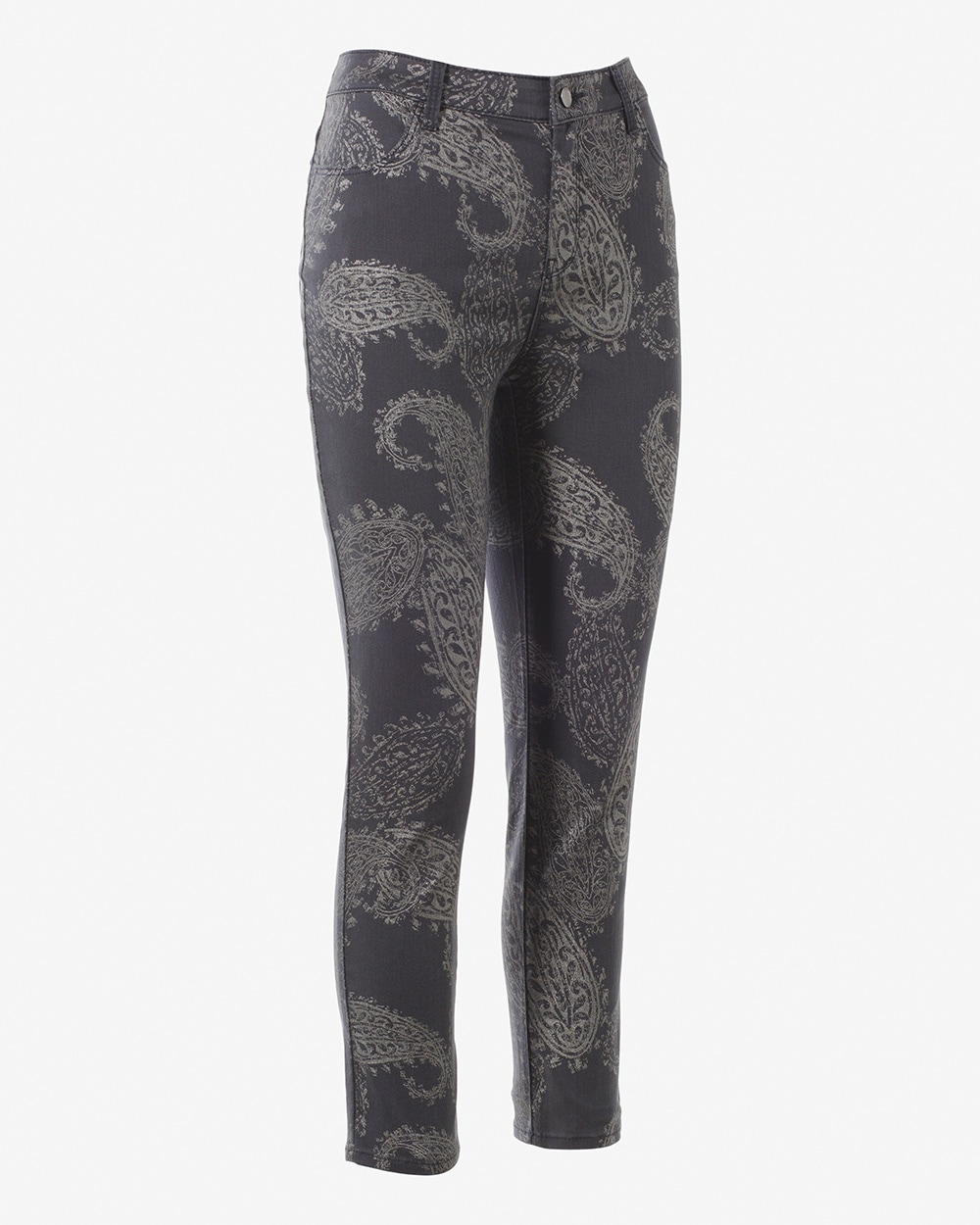 Holiday Paisley Girlfriend Ankle Jeans