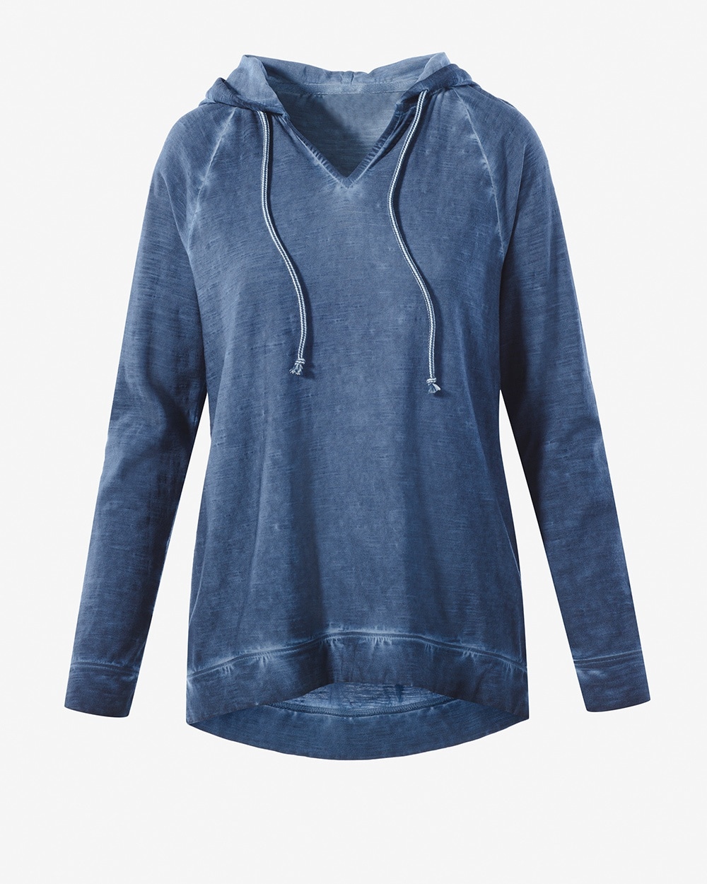 Pigment-Dyed Hooded Pullover