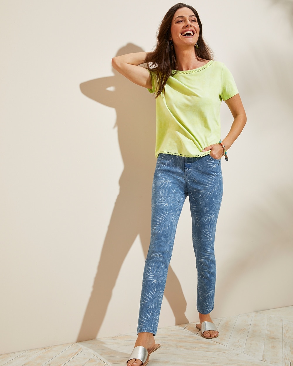 Soft Palm Girlfriend Ankle Jeans