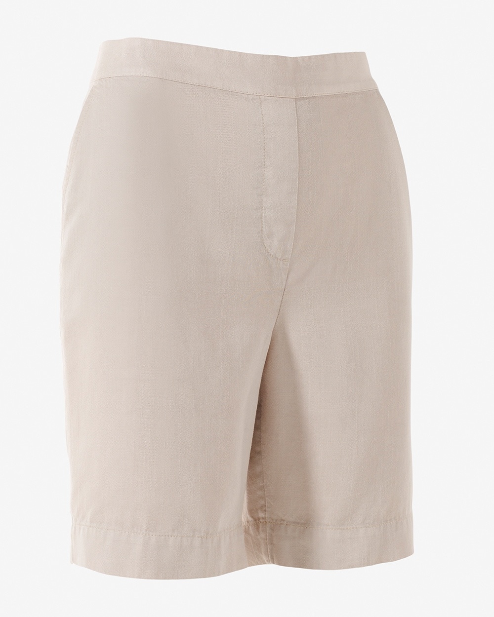 Tencel Pull-On Solid Shorts
