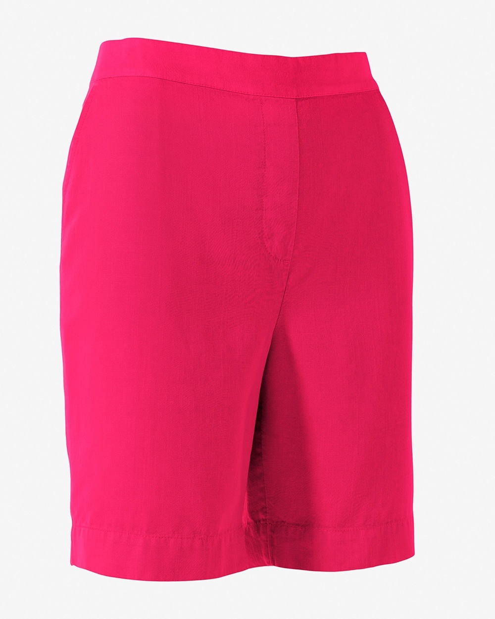 Tencel Pull-On Solid Shorts