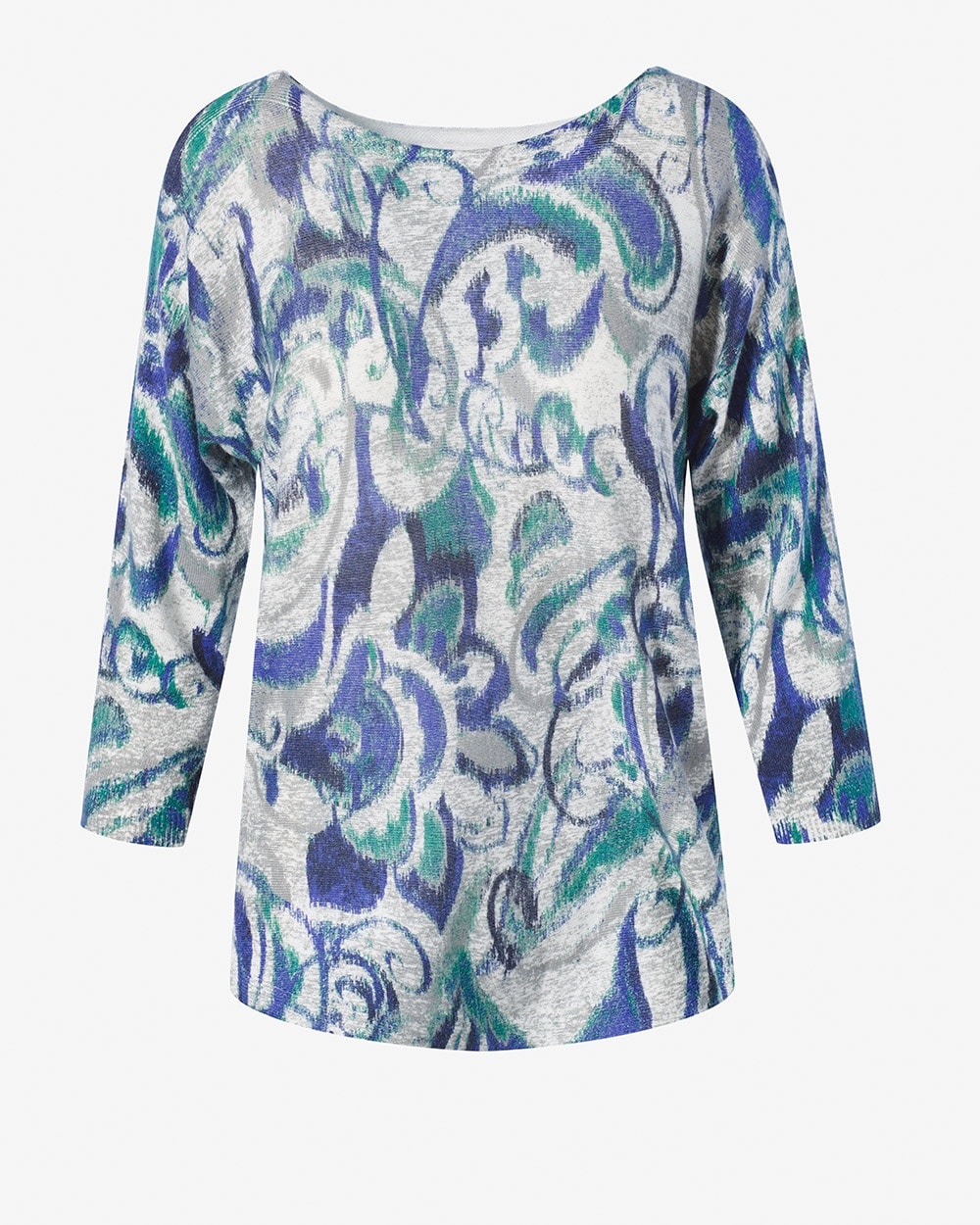 Touch of Cashmere Swirl Haven Dolman Pullover