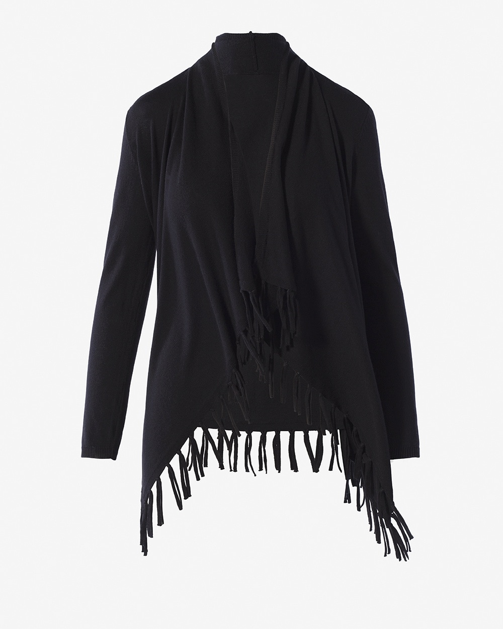 Touch of Cashmere Fringed Cardigan
