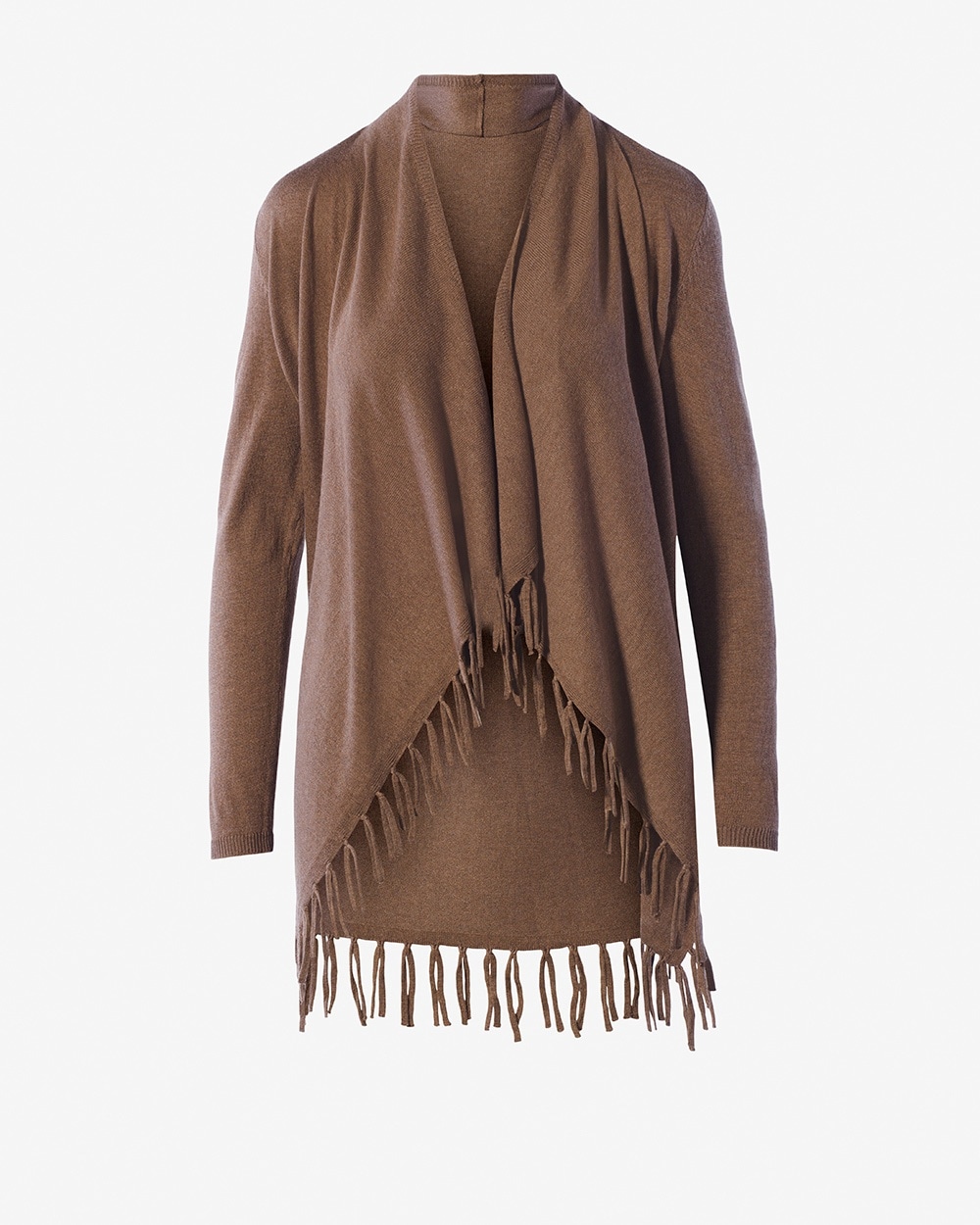 Touch of Cashmere Fringed Cardigan