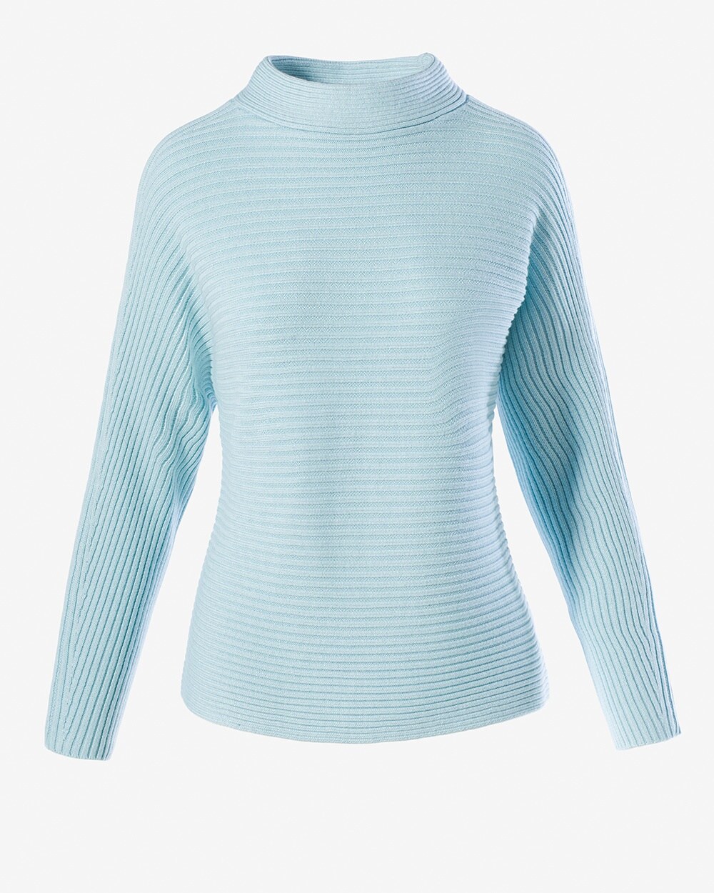 Touch Of Cashmere Ribbed Funnel Sweater