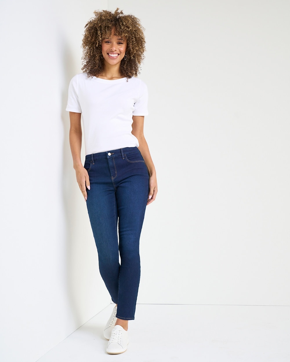 Perfect Stretch Girlfriend Ankle Jeans