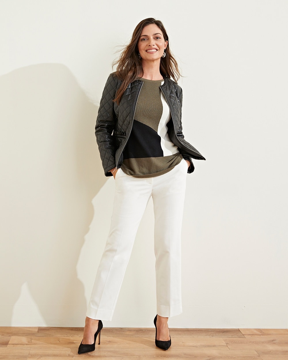 Straight-Leg Ankle Trousers