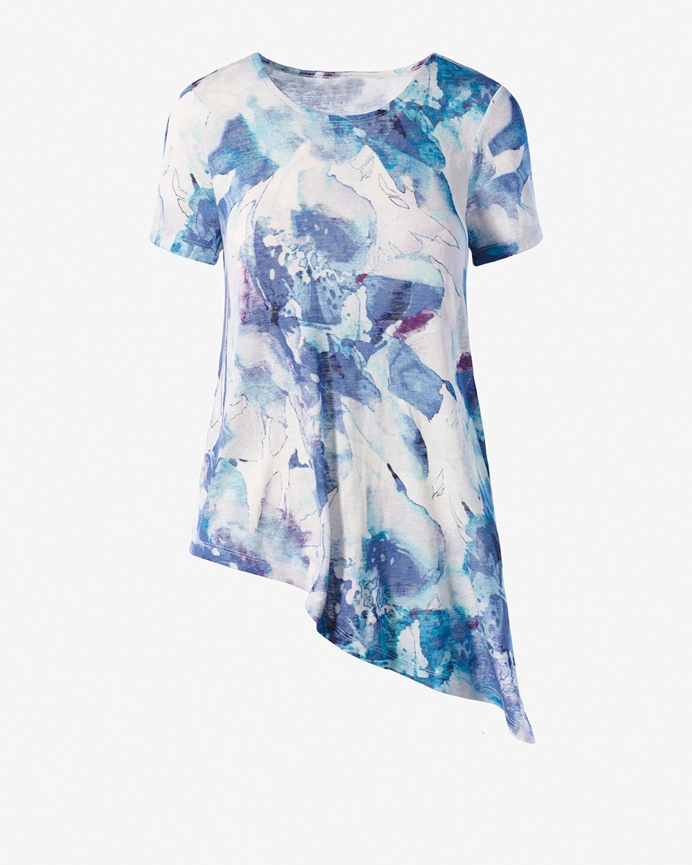 SupremelySoft Ethereal Asymmetrical Side-Tie Tee