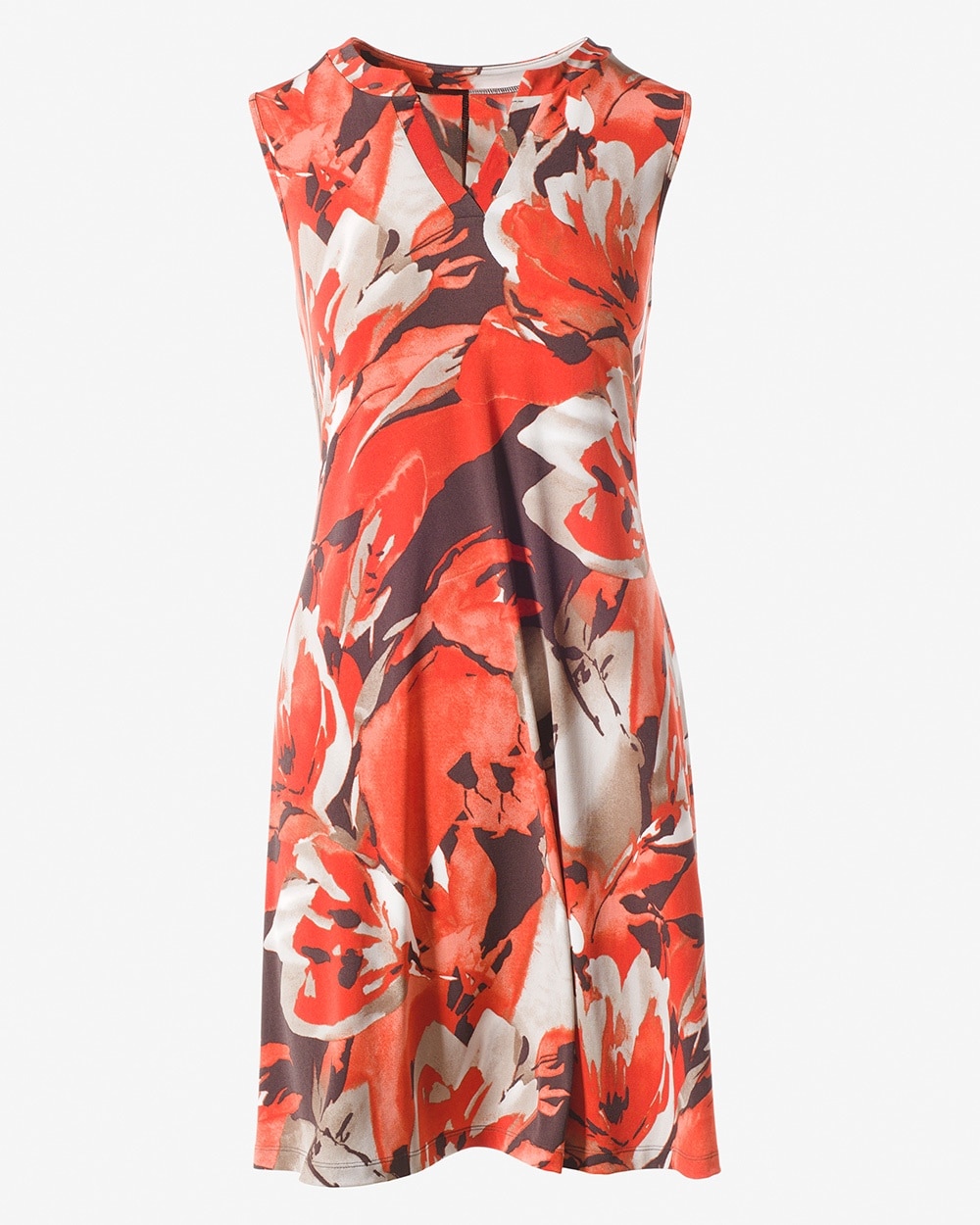 Abstract Watercolor Shelley Knee-Length Dress