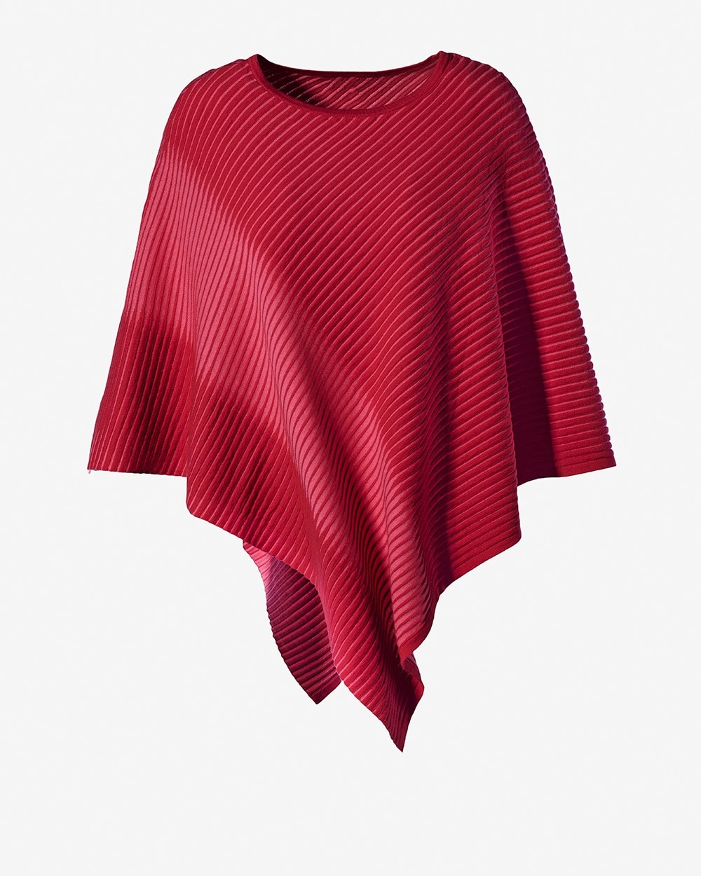 Knit Pleated Poncho