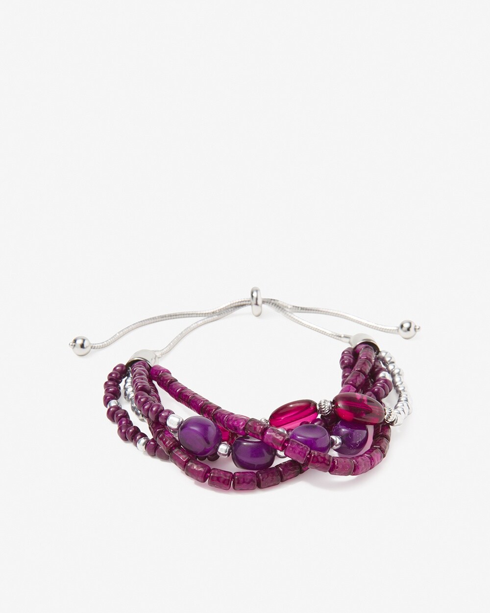 Purple & Magenta Adjustable Bracelet
