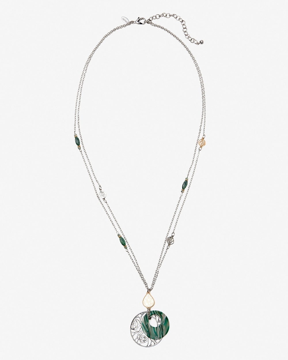 Enchanting Swirls Pendant Necklace