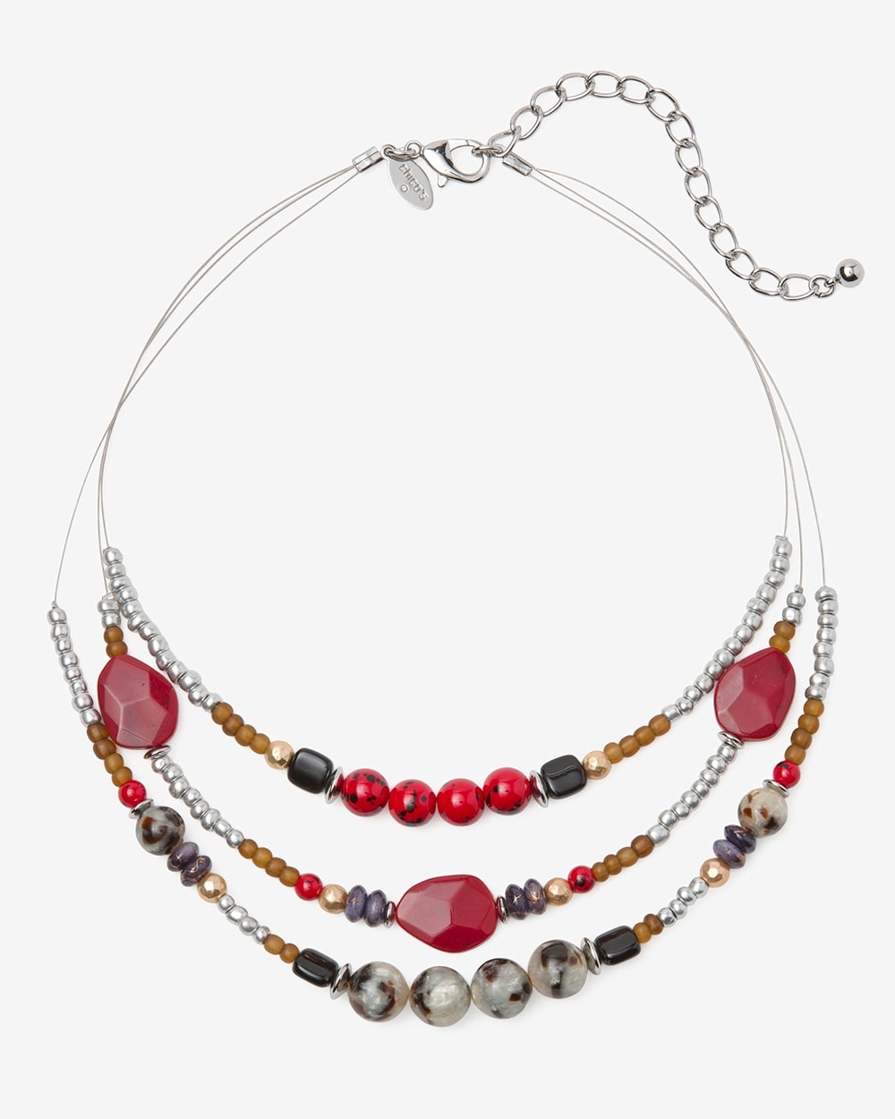 Red Tort Pop Illusion Necklace