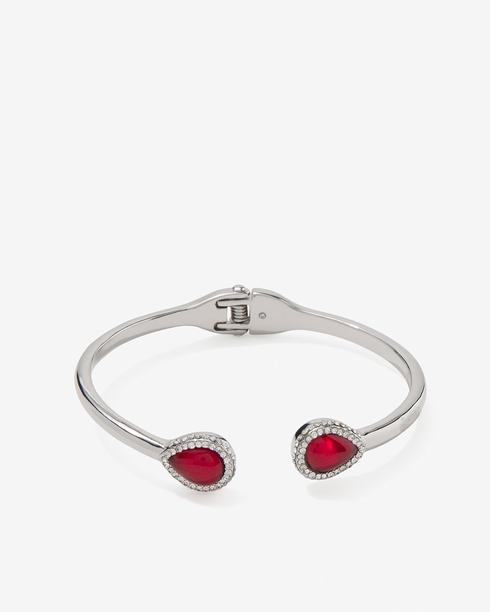Red Hematite Sparkle Stone Bangle Bracelet