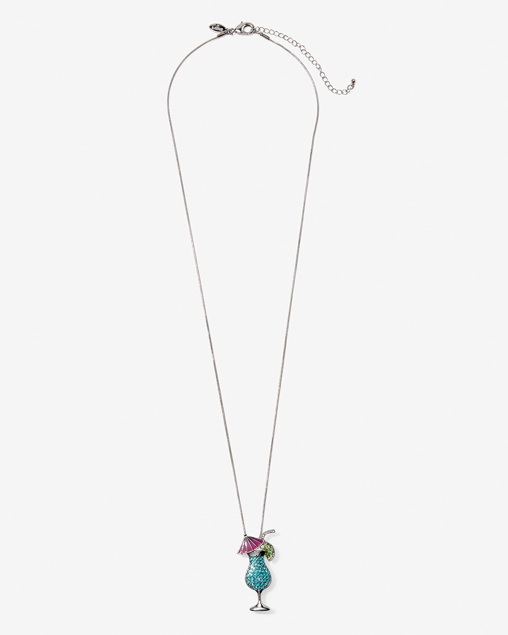 Convertible Tropical Drink Pindent Necklace