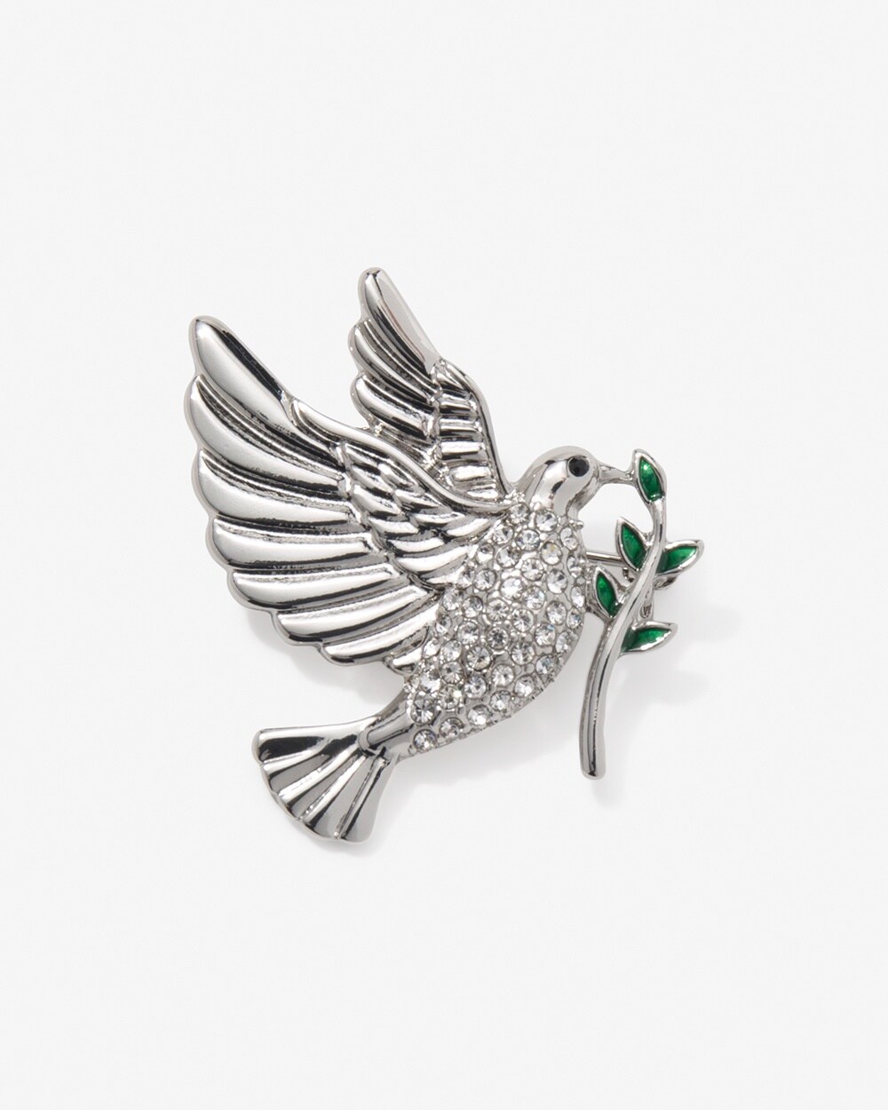 Embellished Bird Pin
