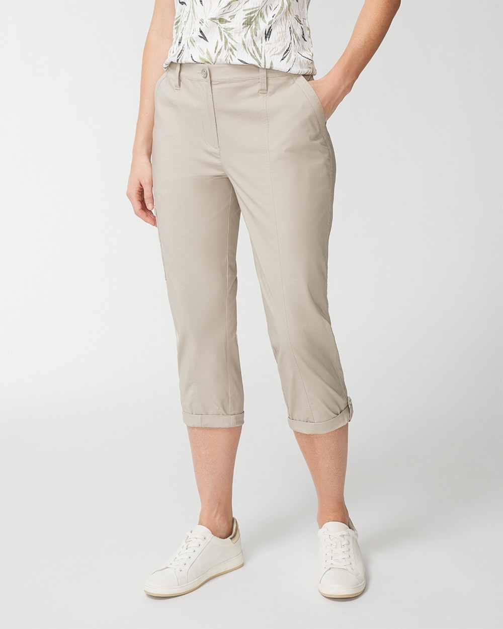Style & Co Women's Petite Cargo Capri Pants (4 Petite, Green Licorice) |  eBay