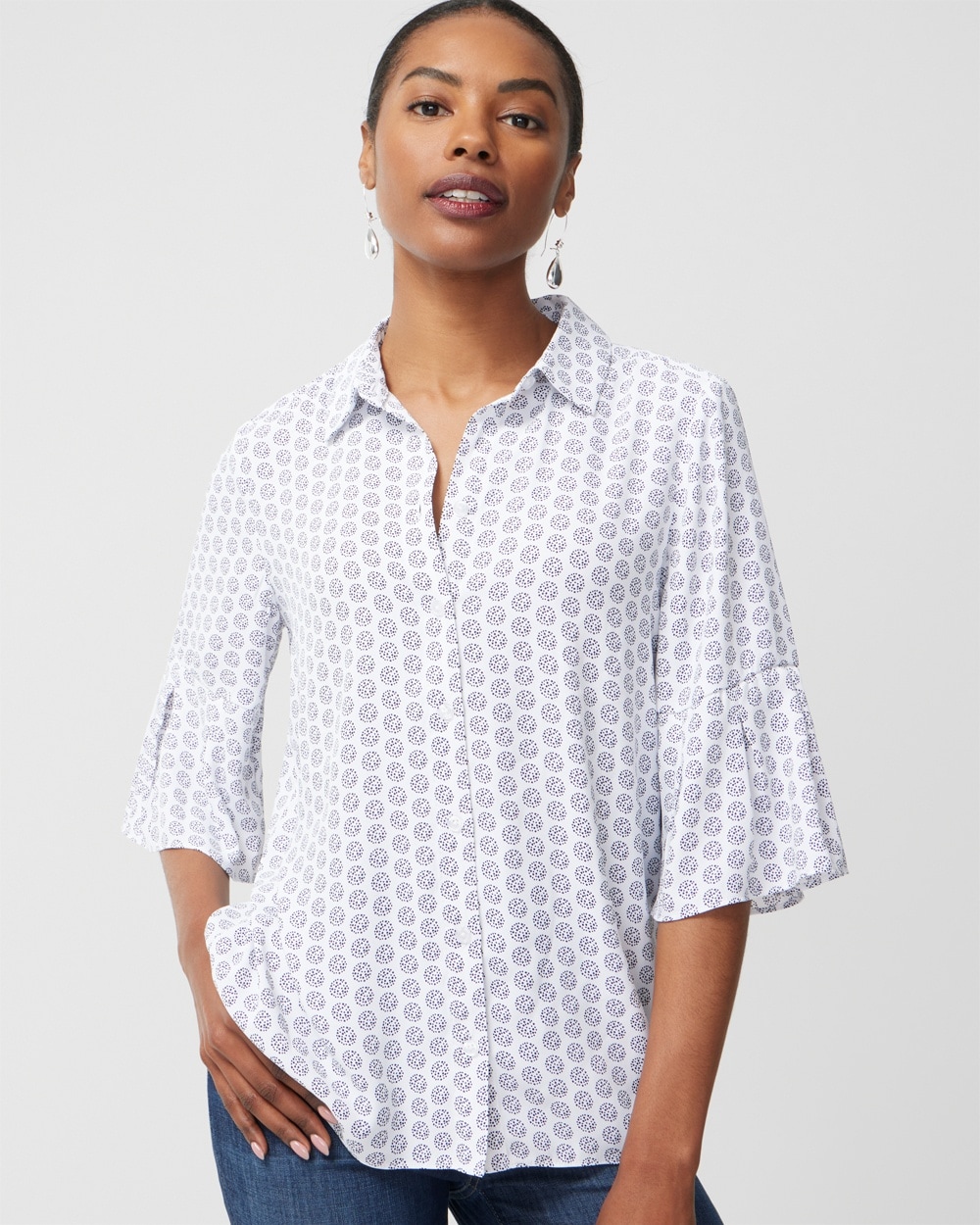 Dot Cluster Button-Front Top