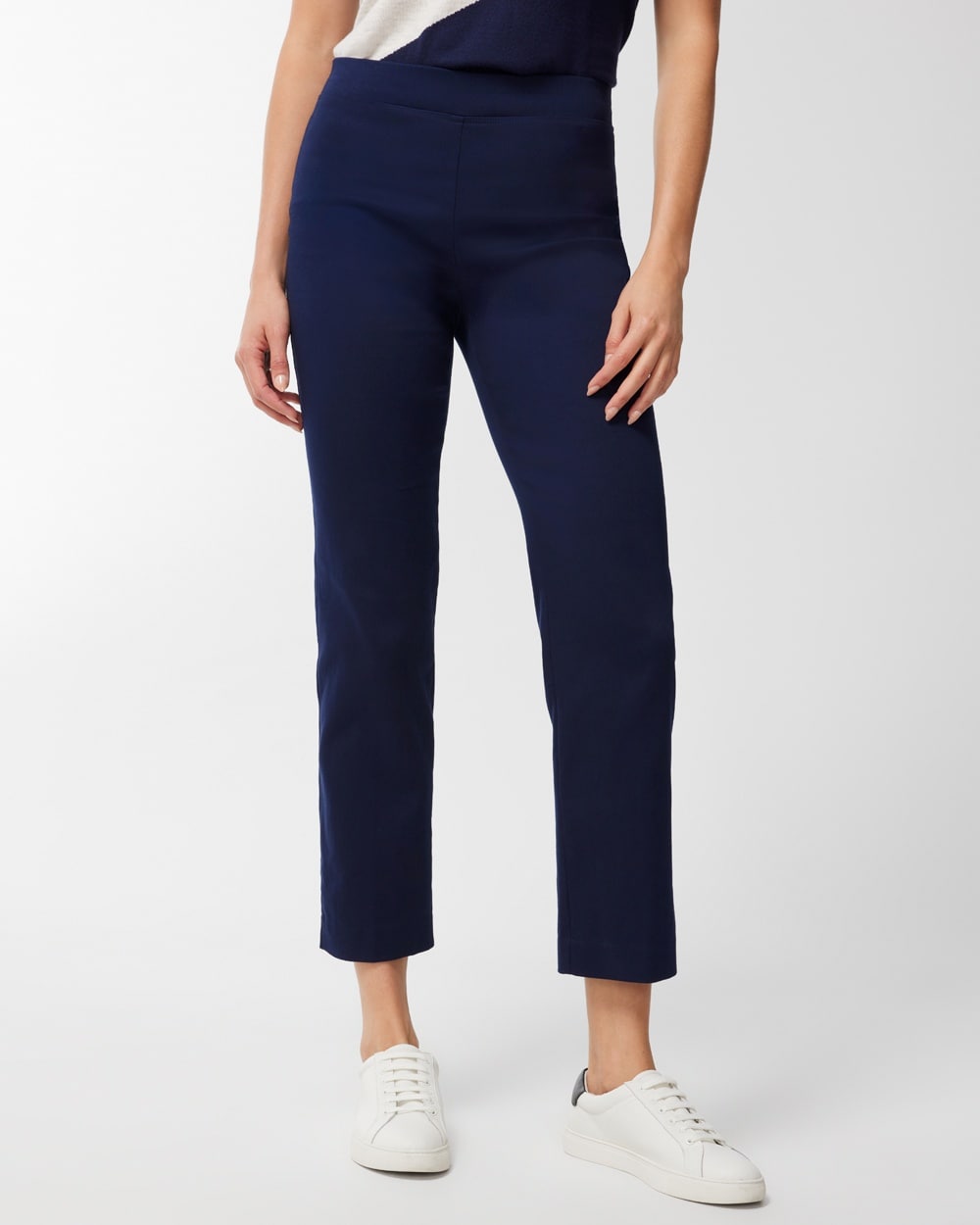 Casual Straight Ankle Pants