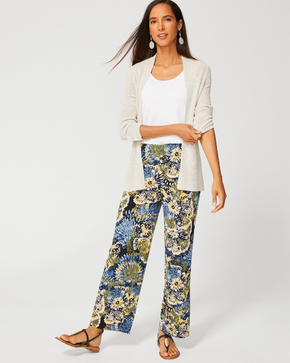 Floral Drops Palazzo Pants - Chico's Off The Rack - Chico's Outlet