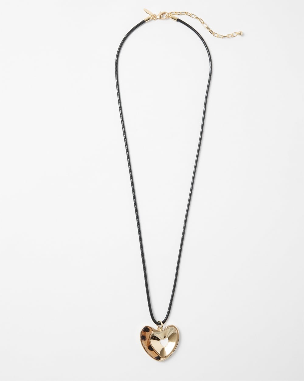 Animal Heart Pendant Necklace