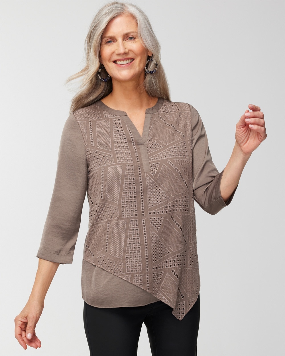 Mixed Embroidery Overlay Popover Top