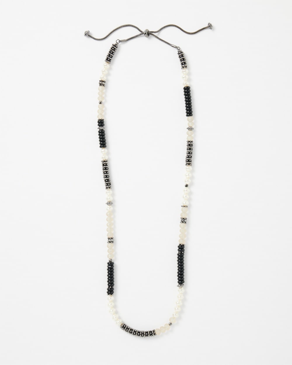 Adjustable Beaded Singlestrand Necklace