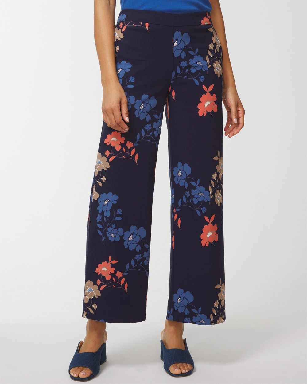 Perfect Stretch Floral Troupe Mix Pull-On Pants