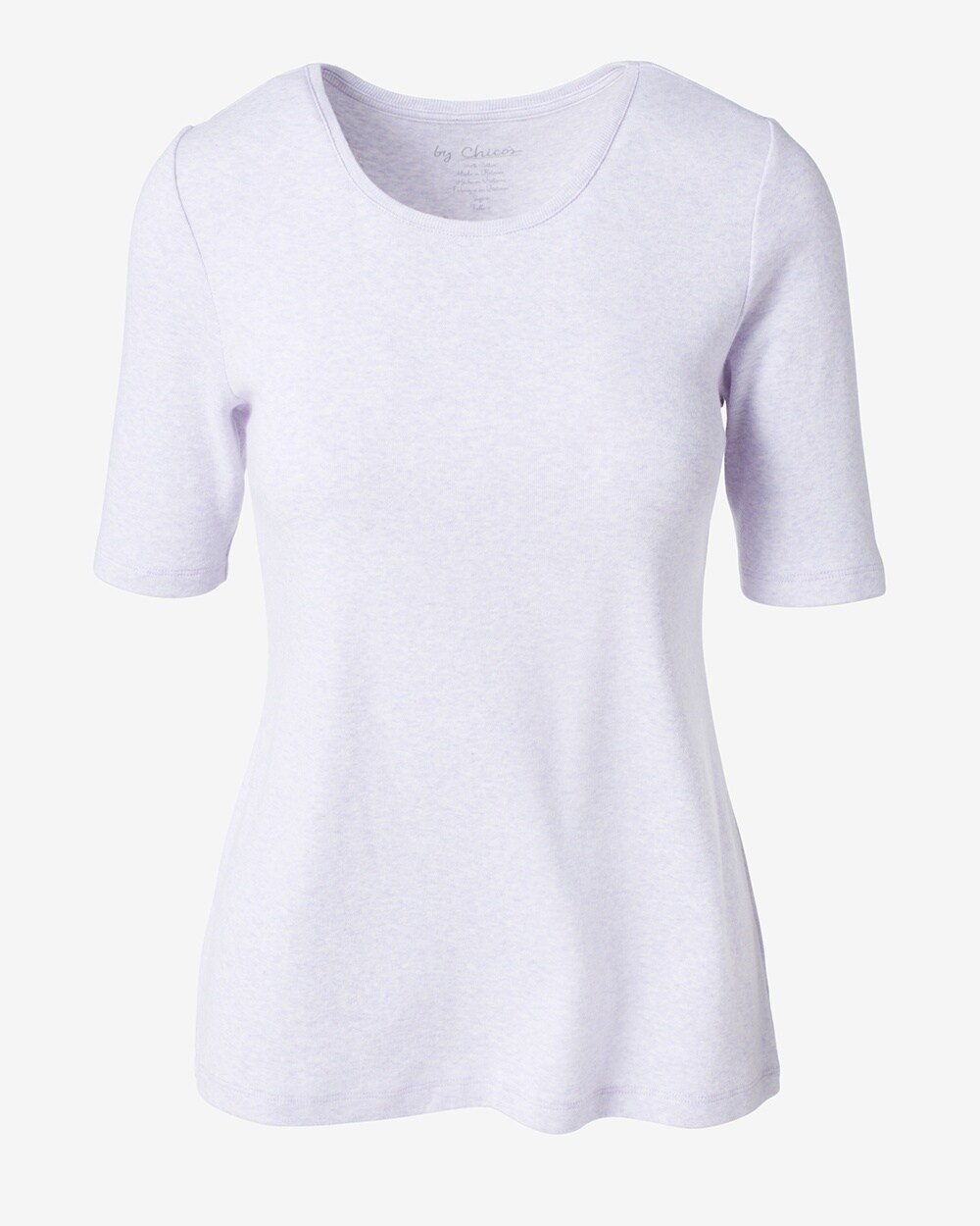 Elbow-Sleeve Tee French Lilac
